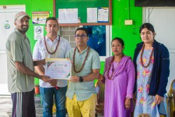 हेम्जा सेवाकेन्द्रमा बिहानीको भोजनसेवा अर्पण